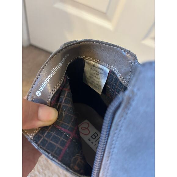 Blondo Liam waterproof ankle booties suede sz 7.5 - Picture 11 of 12